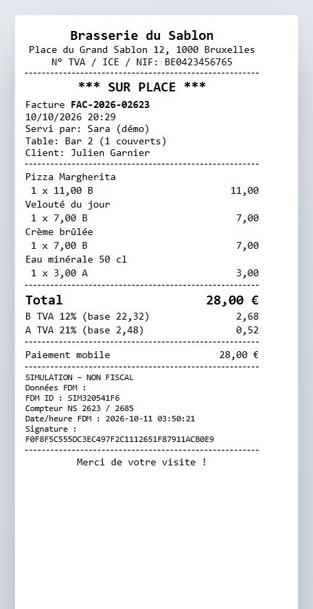 Ticket de caisse